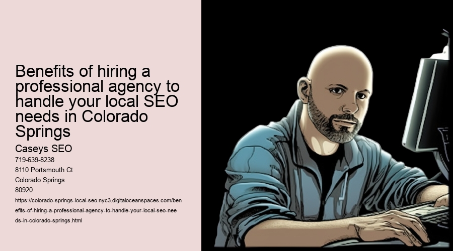Benefits of hiring a professional agency to handle your local SEO needs in Colorado Springs 