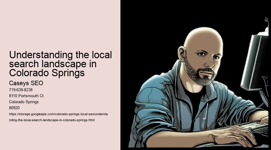 Understanding the local search landscape in Colorado Springs