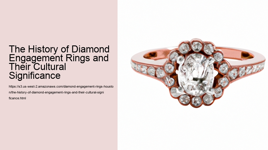 The History of Diamond Engagement Rings and Their Cultural Significance