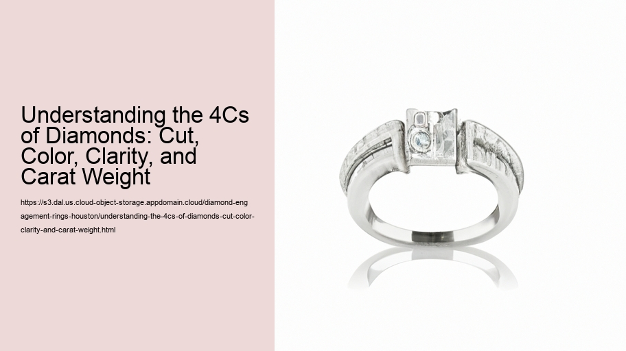 Understanding the 4Cs of Diamonds: Cut, Color, Clarity, and Carat Weight