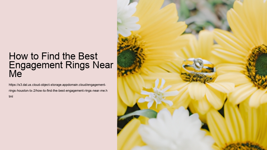 How to Find the Best Engagement Rings Near Me