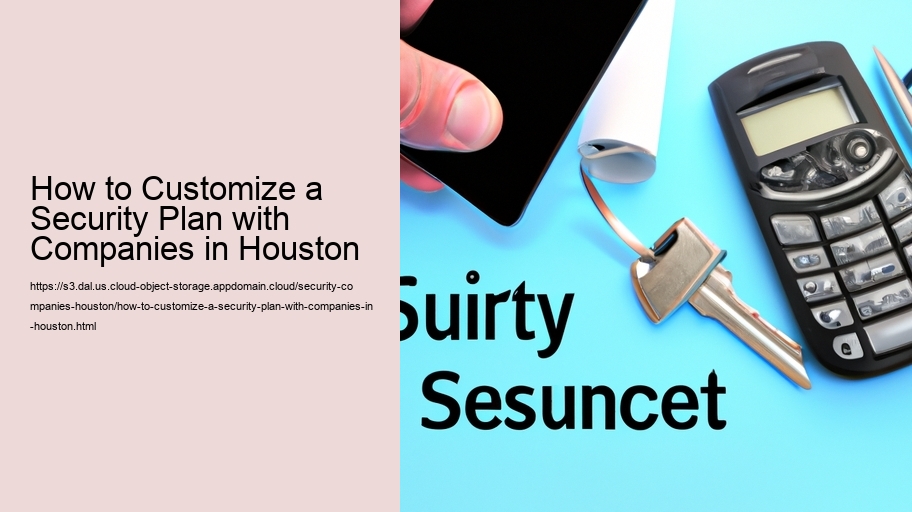 How to Customize a Security Plan with Companies in Houston  