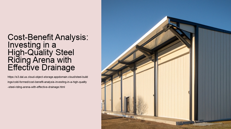 Cost-Benefit Analysis: Investing in a High-Quality Steel Riding Arena with Effective Drainage